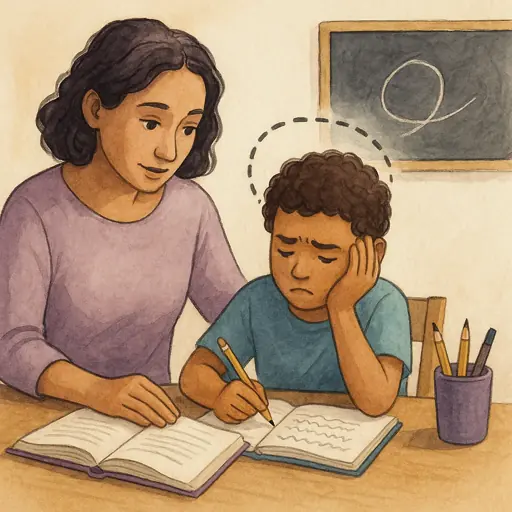 Illustration for Productive Struggle or Frustration? How to Know When to Help