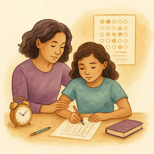 Illustration for How to Support Your Child Before State Standardized Testing